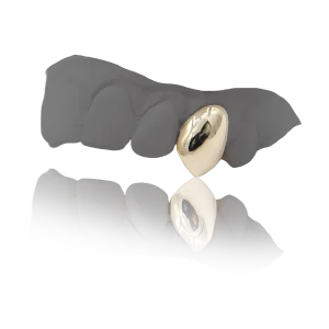 Solid 18ct Solid Gold Single Tooth